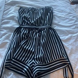 Cute striped romper